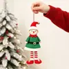 Decoraciones navideñas pareja de dibujos animados cinturón colgante muñeco elfo accesorios para disfraz de escena colgante para árbol de Navidad