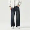 Ropa de Hombre Fengshe / Nueva Colección Primavera y Otoño 2026 Estilo Americano Suelto Corte Recto Jeans Vintage Desgastados para Hombre