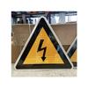 Señales de Seguridad, Señales de Tránsito Municipal, Señales Triangulares para Postes de Carretera, Advertencia de Peligro Eléctrico por la Noche