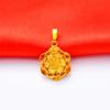Novo pingente de moda feminina latão banhado a ouro pingente de ouro pequeno coração simples uma geração de acessórios de cabelo