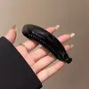 Estilo Coreano Sencillo Elegante Pinza Retorcida para Mujer Color Sólido Pinza para el Cabello de Gama Alta Nuevo Estilo 2025 Pinza para el Cabello Tipo Plátano Accesorios para el Cabello