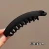 Presilha banana plissada de chifon, presilha vertical, presilha de garra de verão de alta qualidade, presilha para rabo de cavalo na nuca, presilha de cabelo elegante e delicada