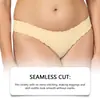 Serie de Tangas de Encaje Ondulado Zeriluna Sin Costuras de Tiro Bajo Suaves y Cómodos para la Piel Moda