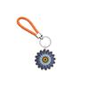 Llavero de cuerda trenzada creativo con diseño de flores de Amazon, accesorios de AliExpress, llavero trenzado creativo.
