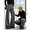 Pantalones de Traje Casual de Alta Gama con Caída Estilo Hong Kong para Hombre Otoño 2026 Versátiles Pierna Larga Rectos Modernos