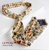 Corbata Floral Estilo Hong Kong Vintage para Hombre Ancha 8cm Marca de Moda Estampada Combinación Total Estilo Coreano Casual Caballero Ins