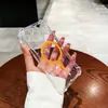 Funda Magnética Transparente Anti-Caídas de Cuatro Esquinas para Teléfono 17 Adecuada para Apple 16 Pro Max Agujero de Precisión 14 Funda Suave 13 Simple 15