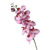 Flor Artificial 9 Cabezas Mariposa 3D Táctil Orquídea Flor Falsa Flor de Seda Decoración del Hogar Arreglo Floral Bonsái Pegamento Humectante Orquídea