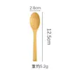 Cubiertos de bambú premium: cucharas para bebé, cucharas para arroz, cucharas para miel, cucharas pequeñas de madera estilo coreano, cucharitas de té exquisitas, directo del fabricante