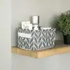 Cesta de almacenamiento plegable algodón y lino caja de almacenamiento de escritorio pequeño fresco impermeable cesta de almacenamiento caja de almacenamiento bolsa de almacenamiento fabricantes