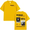 Tamaño Europeo TransfronterizoRapper Morad Mdlr Tour Álbum Camiseta Mujer Alta
