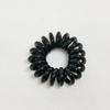 Anel de cabelo preto pequeno com linha telefônica de 2,5 cm, corda de cabelo fofa de desenho animado para crianças, joias de Yiwu, acessórios para cabelo, atacado