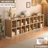Estantería de Piso Estilo Tronco Gabinete de Pared Integrado Gabinete de Almacenamiento Gabinete de Almacenamiento para Sala de Estar Gabinete Prellis de Estilo Japonés Doméstico Madera Maciza