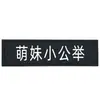 Fábrica lettering dog chest strap grande tamanho pequeno personalidade Velcro K9 cinta torácica pet anti-lost dog tag atacado