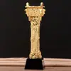 Novo troféu de cristal de alta qualidade metal resina banhado a ouro competição empresa prêmios pessoal honorário reunião anual para comemorar atacado