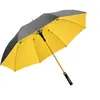 Paraguas de Golf de 8 Varillas con Funda Impermeable, Paraguas Doble Grande Ampliado y Engrosado, Paraguas Reforzado Resistente al Viento, Paraguas de Vinilo con Protección Solar