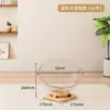 Nido para Gatos tipo Cápsula Espacial Universal Cuatro Estaciones Verano Madera Maciza Giratorio Semicerrado Acrílico Muy Transparente Cama para Gatos Juguete para Gatos