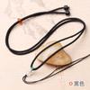 Cuerda artística para colgar al cuello con cera de abeja de Jade Hetian, popular cuerda para collar, pequeña y fresca, solo este colgante verde, cuerda para colgante al por mayor
