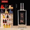 Fabricante Venta al por Mayor Punto Transparente Botellas de Vino Blanco de 0.5 kg Botellas Vacías Vino Casero Botellas Decorativas Exquisito Embalaje de Caja de Regalo