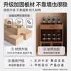 Estante para Tés Estantería Organizador Multicapa Vitrina para Juegos de Té Estante de Exhibición para Sala de Té Pequeña Madera Maciza Estilo Chino Nuevo a Prueba de Polvo