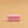 Casa de bonecas em miniatura, móveis de coelho pequenos, modelo elétrico, acessórios DIY, decoração de casa em miniatura, enfeites em miniatura