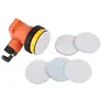 Folhas de Lixa de Areia Branca 2 polegadas 3 polegadas 5 polegadas Lixa para Polimento de Carcaça de Laptop com Suporte Folhas de Lixa para Polimento