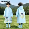 Moderna Nueva Impermeable para Niños, Niños y Niñas, Impermeable de Cuerpo Completo, Adecuado para Estudiantes de Primaria y Jardín de Infancia