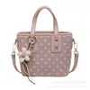Bolsa de Mão Estampada de Bolinhas de Nicho para Mulheres 2026 Nova Moda Elegante para o Dia a Dia Bolsa Pequena Transversal