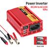 Venta Caliente Transfronteriza Inversor para Coche/Hogar Onda Sinusoidal Pura 600-2500W 12V24V a 110V Enchufe Brasileño