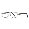 Gafas Originales Anti-Luz Azul 3164 Estilo Futurista Sudamericano Nicho Espejo Plano Pin de Ácido Propiónico Marco Pequeño de Metal Marco Óptico