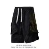 Pantalones Cortos de Trabajo Transfronterizos para Hombre, Ropa de Exterior de Verano, Shorts de Playa Frescos y Modernos, Estilo Streetwear Americano de Tallas Grandes, Pantalones Cortos de Seis Quintos