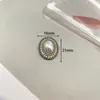 Accesorios de aleación de perlas grandes estilo barroco coreano pasador de pelo hecho a mano botón de estilo retro pequeño y fragante material para ojales de zapatos