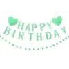 Bestseller transfronterizo: Guirnalda de corazón verde 3D PVC St. Decoración irlandesa de Año Nuevo del Día de San Patricio de la fábrica original