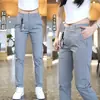 Pantalones Casuales de Seda de Hielo de Secado Rápido para Hombre Moda Tendencia Pantalones Largos Ajustados Versátiles Finos Transpirables Pantalones Deportivos para Hombre Verano
