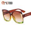 Caja Transfronteriza tamaño grande color gafas de sol para hombre y mujer moda europea y americana temperamento moderno gafas de sol 5601