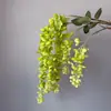 Decoraciones colgantes de flores de frijol para bodas, flores de techo suspendidas para salones de bodas, flores artificiales para la decoración de interiores de hoteles, creando una sensación de ambiente