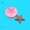 Série Marinha 7 Vida Marinha Estrela do Mar Concha Molde de Silicone para Fondant DIY Molde para Assar Decoração de Bolo