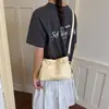 Bolsa de Palha Trançada de Verão para Mulheres 2026 Nova Tendência Moda Bolsa Saco de Cordão Versátil de Alta Qualidade para Ombro/Axila