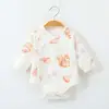 Mameluco para bebé recién nacido para niños y niñas, traje de una pieza para bebé de 0 a 1 año, traje de gateo sin costuras de algodón puro