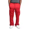 Pantalones Cargo de Múltiples Bolsillos para Hombre, Nuevos, Europeos y Americanos, Moda Urbana Europea y Americana, Pantalones Jogger Casuales Retro para Hombre