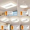2026 Nuevo Modelo de Ventilador de Techo sin Aspas en Color Nogal, Moderno, Sencillo y Elegante, Luz de Ventilador de Techo Invisible de Espectro Completo para Protección Ocular