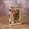 Caja de Almacenamiento Falsa de Libro de Poker Caja de Almacenamiento de Prop de Magia de Libro Artificial Decoración de Acabado para el Hogar Caja de Regalo Adornos