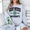 Día de San Patricio Amor Sudadera con Capucha para Mujer St. Regalo Día de San Patricio Novia Verde Patrón de Moda Deportivo