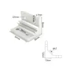 Perfil de Aluminio Engrosado Ángulo Recto Fijación Extrusión Ángulo Código de Esquina de Aluminio Conector de Asiento de Esquina 45 Grados 135 Grados 30/40