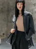 Nueva Camiseta Básica de Modal para Mujer Otoño e Invierno con Hombro Derecho, Ajustada y a la Moda, Top Negro Fino de Manga Larga