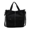 2024 Nuevo Bolso de Cubo Portátil Sentido Avanzado Bolso de Hombro de Pana Bolso General para Estudiantes Universitarios Bolso Cruzado Combinable