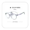 Armação Híbrida Nylon Plástico Ultra-Elástico, Lentes Ultra-Leves F9902, Plaquetas de Silicone Ajustáveis, Venda por Atacado