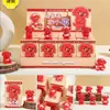 Caja Sorpresa de Cristal Sanrio Cultural y Creativa Figuras Lindas Mini Pequeñas Lindas Decoraciones para Coche y Escritorio