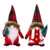 Decoraciones Navideñas Adornos de Muñeco Rojo sin Rostro Gnomos de Santa Decoración de Ambiente Juguete Goblin