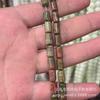 Cuentas cilíndricas de ágata de ojo de tigre de 6 x 10 mm, cuentas sueltas para pulseras, accesorios para manualidades